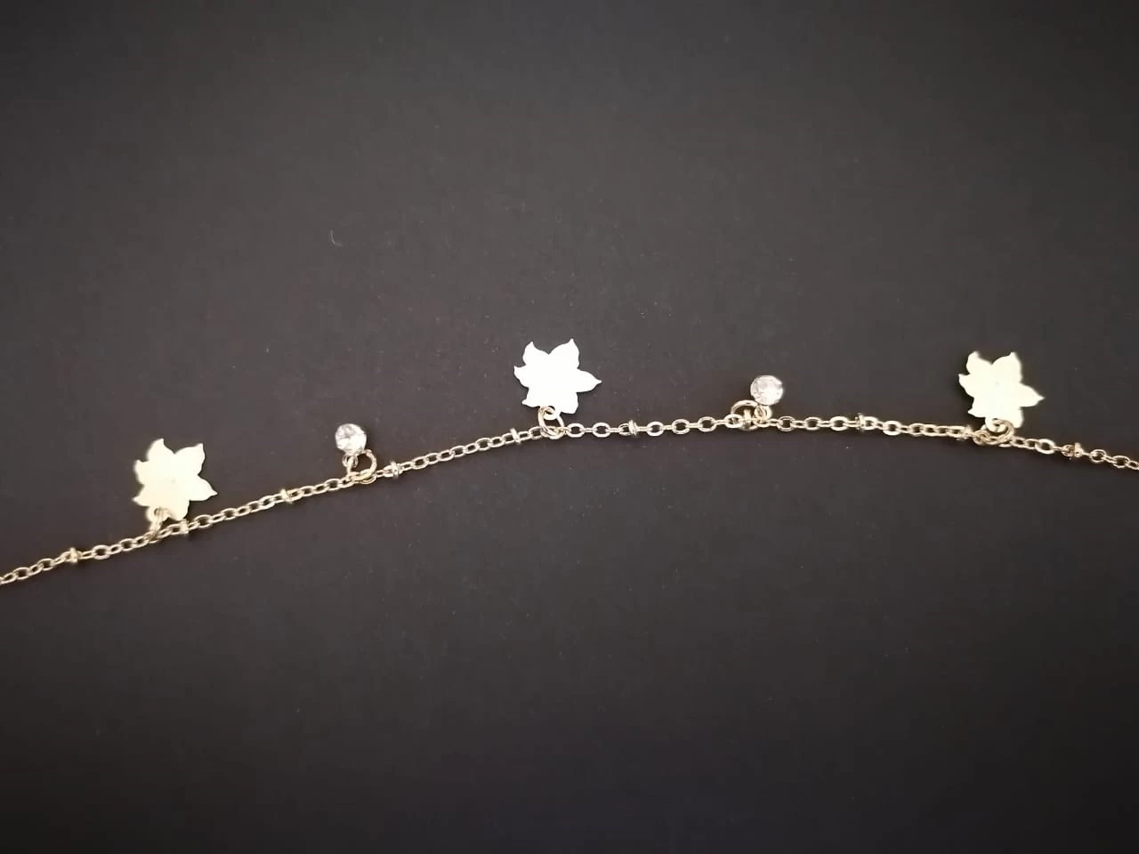 Ankle Bracelet With White Tons Flower Chain Foot Ankle - image 2