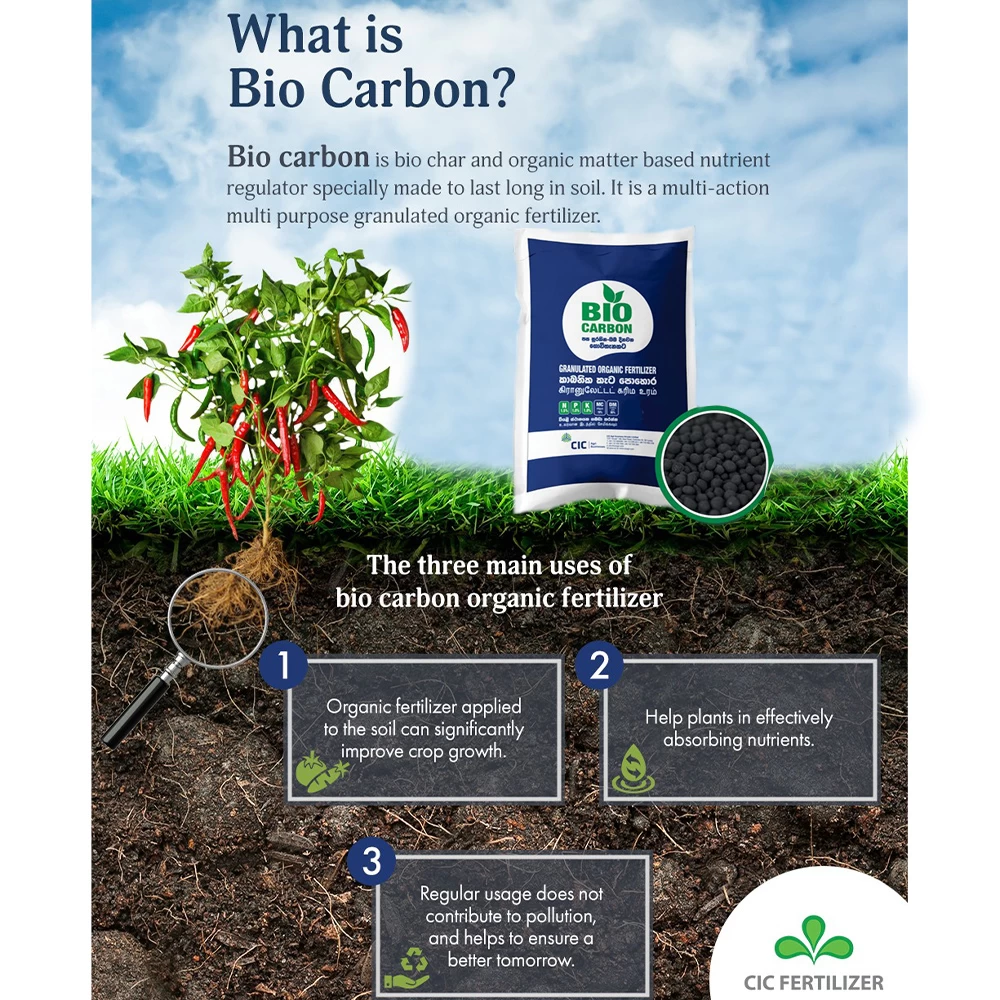 Bio Carbon Organic Compost Granular Fertilizer 5kg - image 2