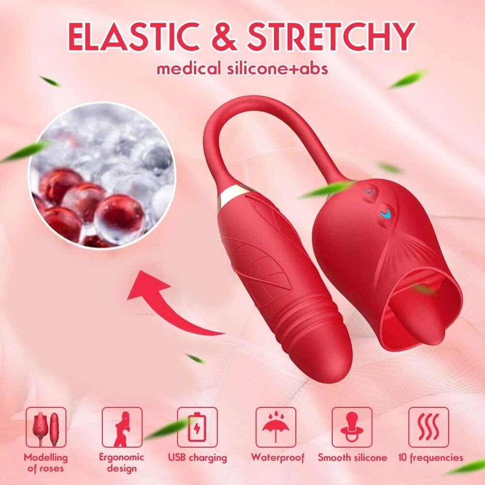 Bullet Licking & Thrusting G Spot Vibrator Anal Toys - image 4