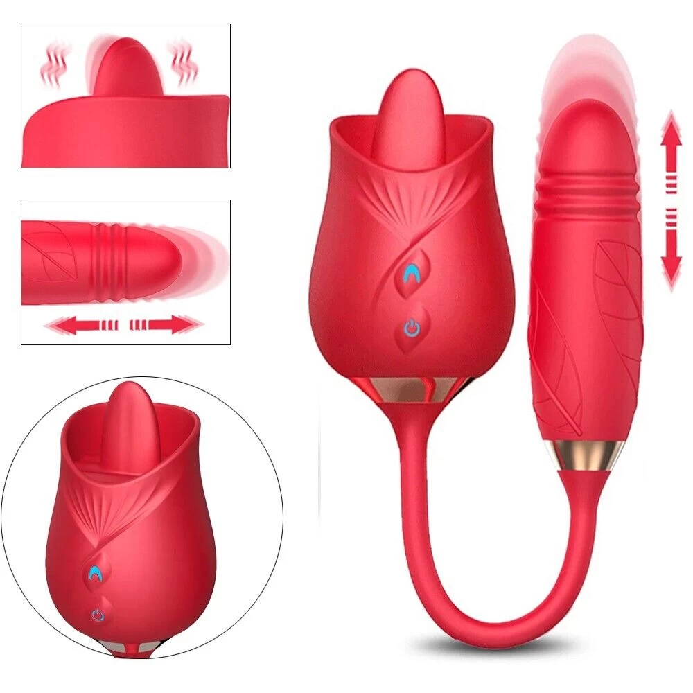Bullet Licking & Thrusting G Spot Vibrator Anal Toys - image 8