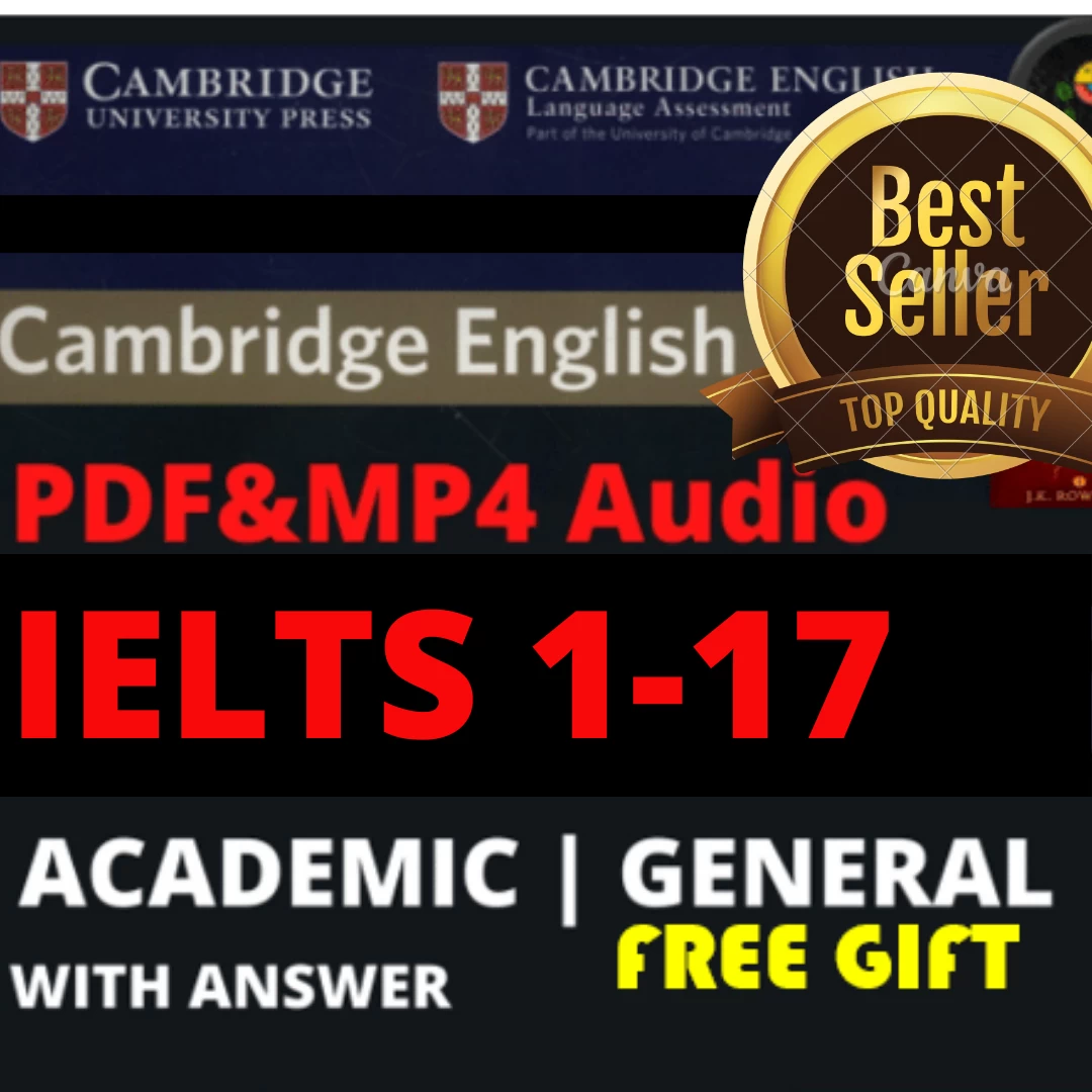 Cambridge IELTS 01-17 PDF and MP4 Audio