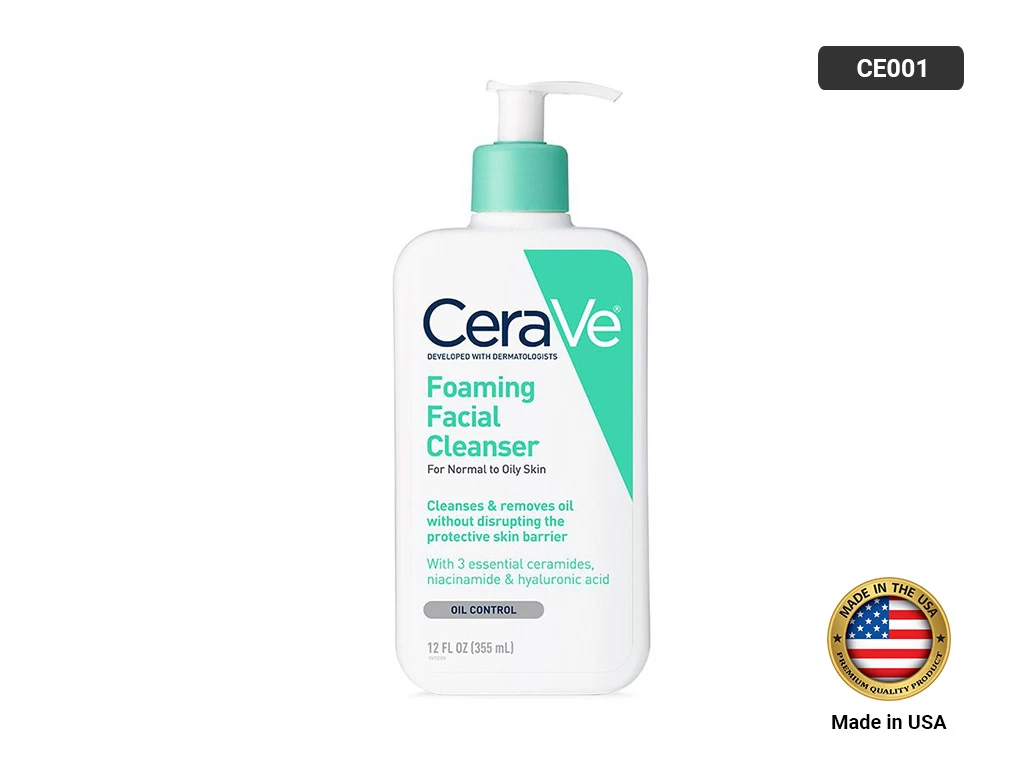 CERAVE Foaming Cleanser For Normal To Oily Skin 355ml