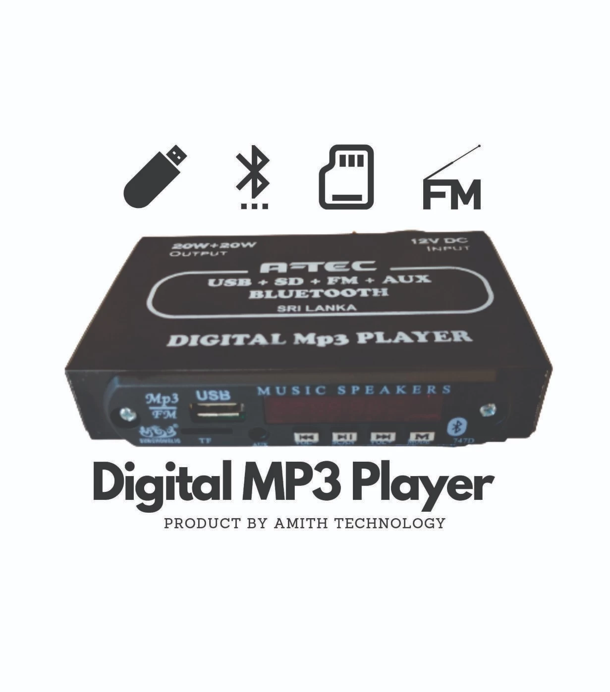 Digital Mp3 Player Mini Amplifier