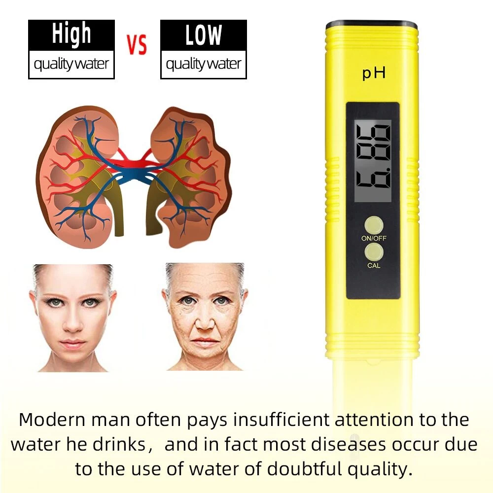 Digital pH Meter for Water Brewing Food with Battery - image 7