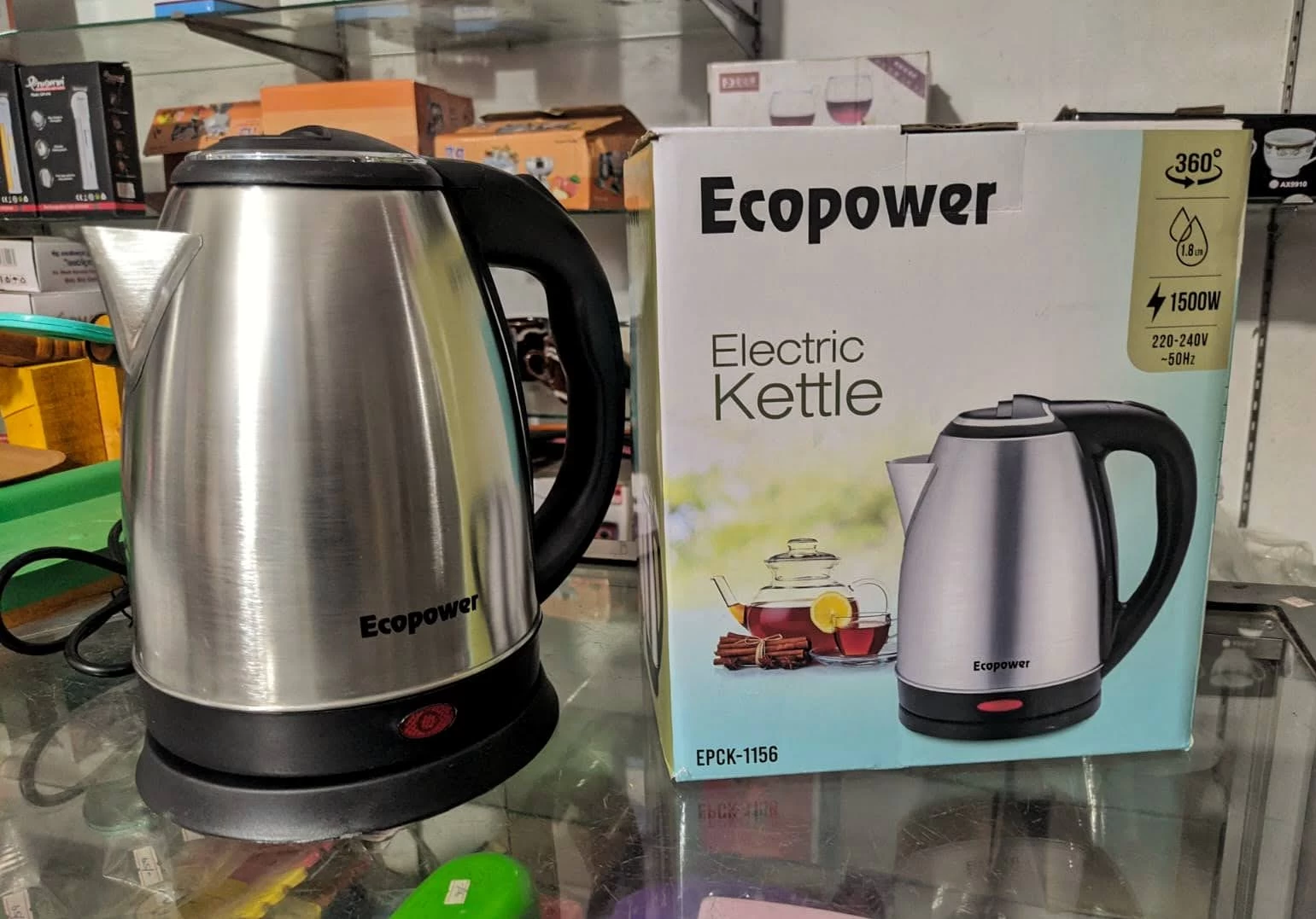 Electric kettle heater jug  Full Automatic saikon - image 2