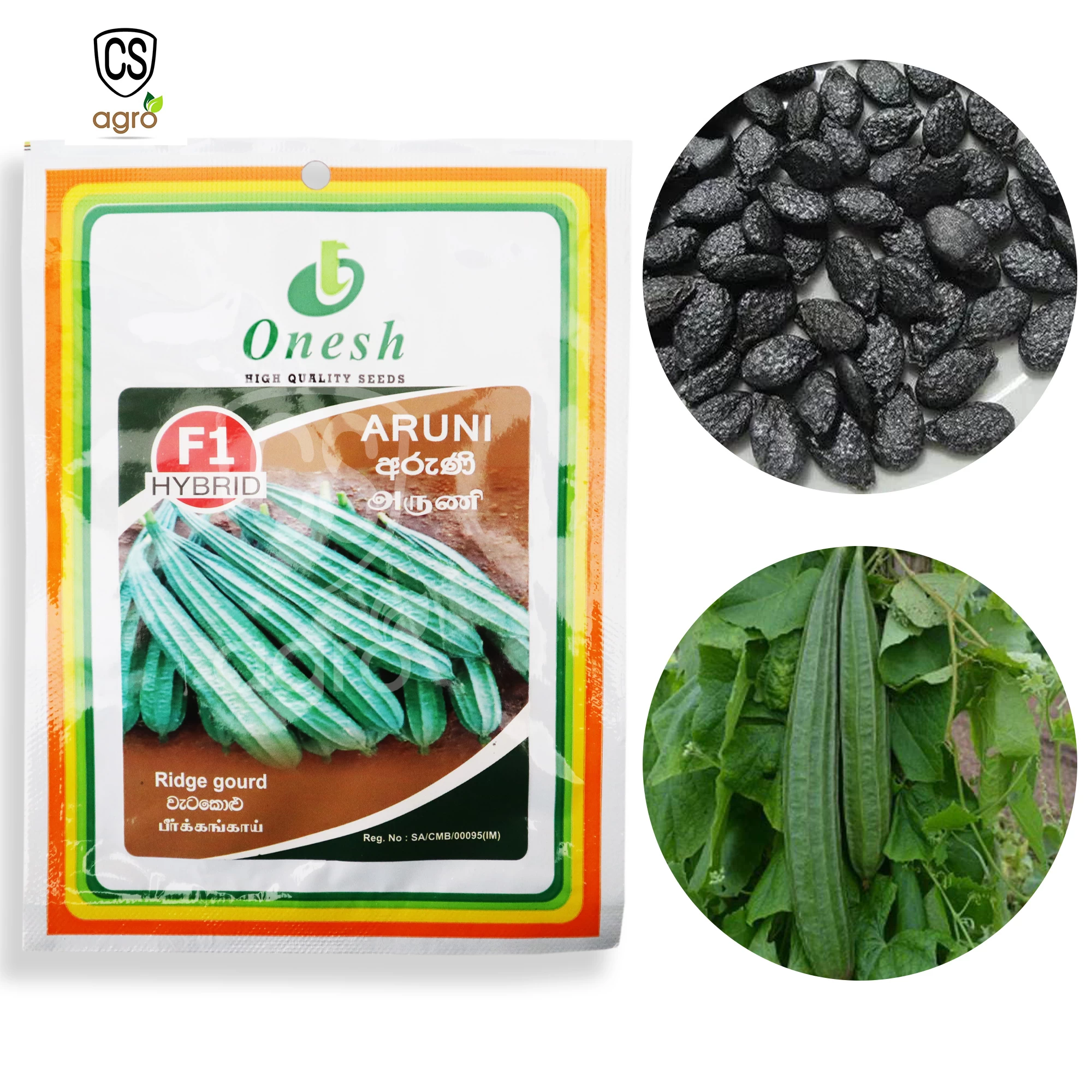 Generic Aruni F1 Hybrid Ridge Gourd Seeds 10g