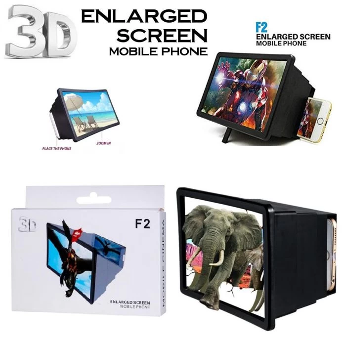 F2 3D Enlarge Magnifying Glass Zoom Screen