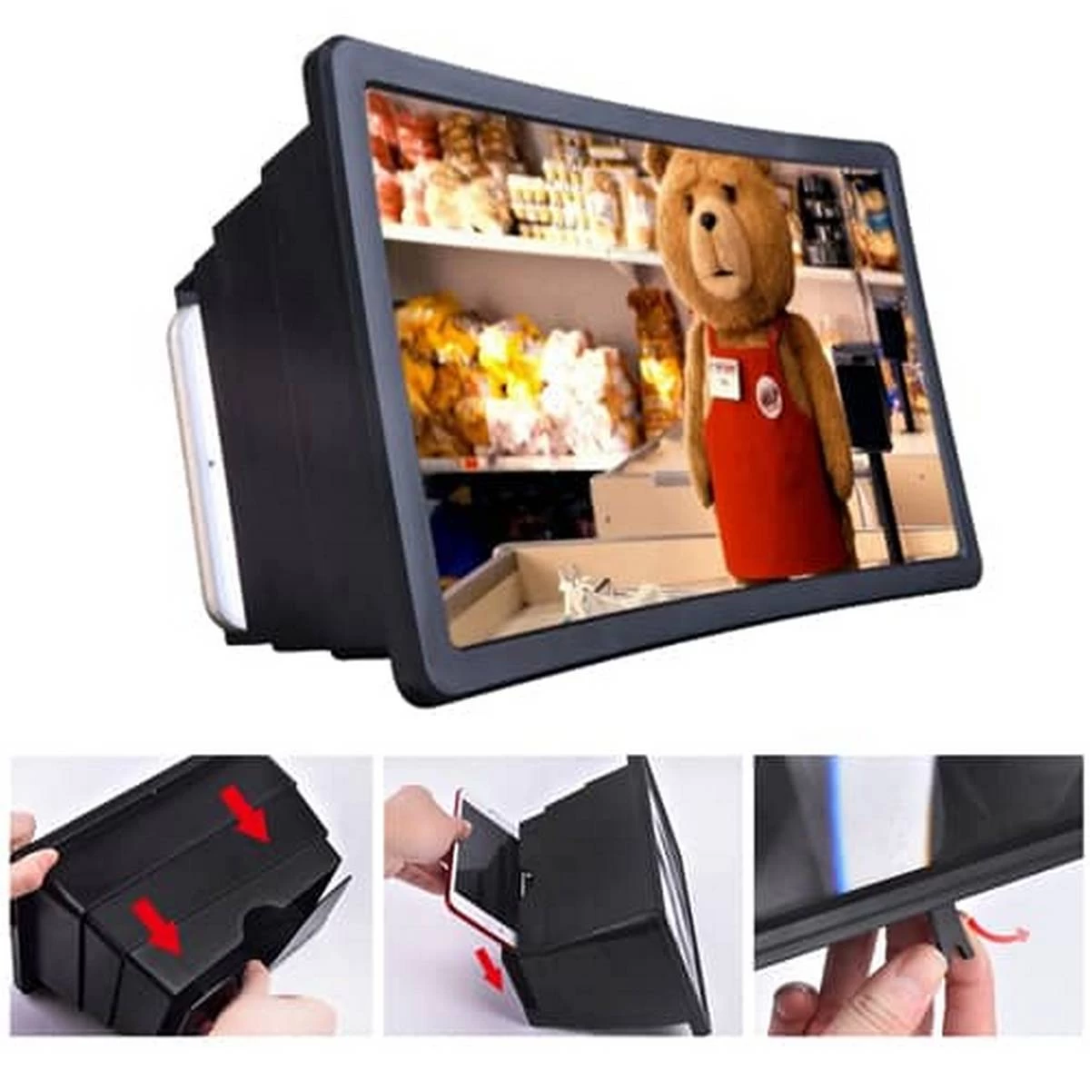 F2 3D Enlarge Magnifying Glass Zoom Screen - image 4