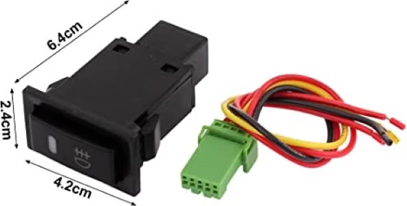 Generic Fog Lamp LED Push Button Switch - image 2