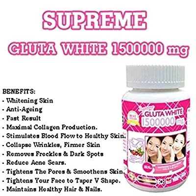 Supreme Gluta White Capsul 1500000mg Whitening - image 2