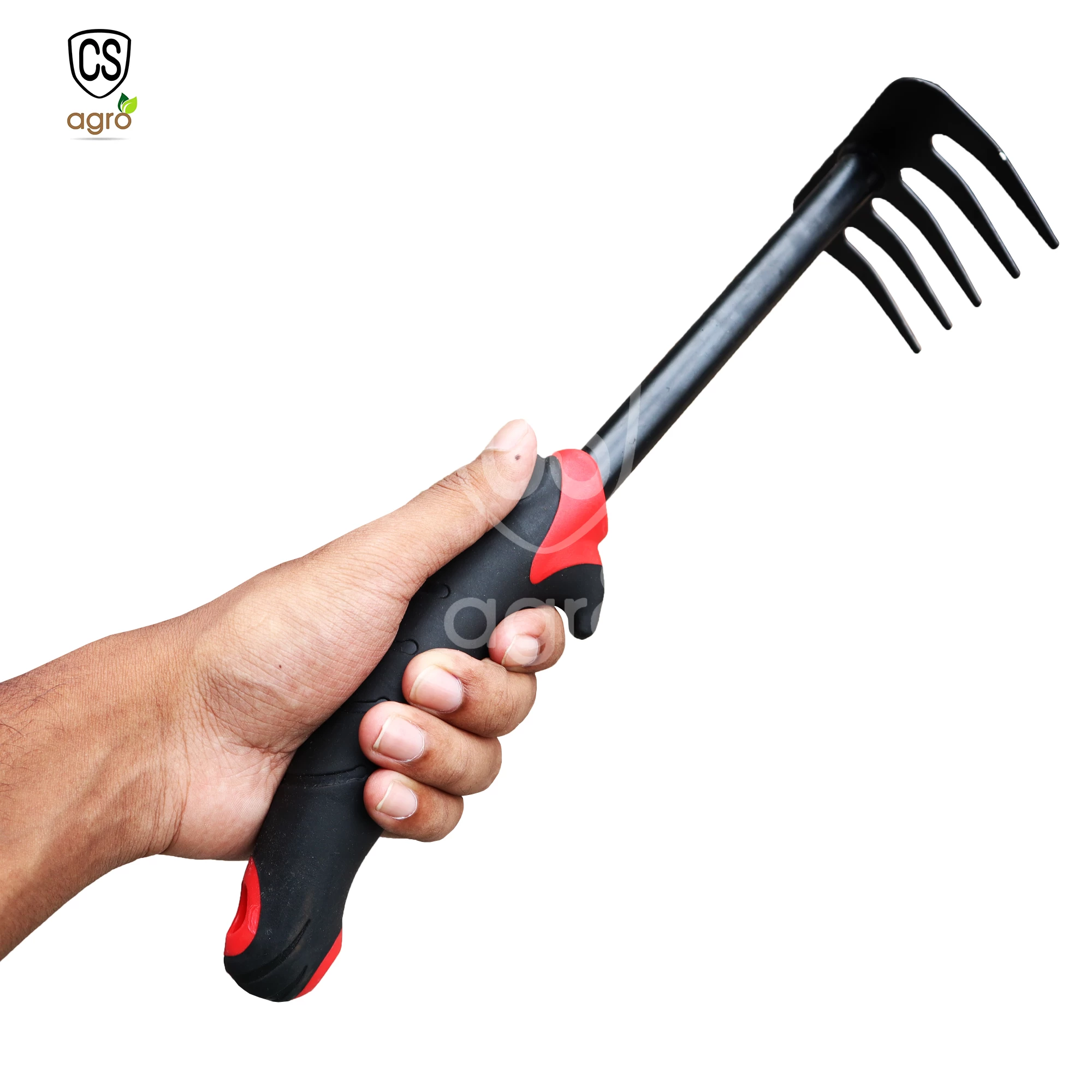 Generic Soft Grip Garden Hand Rake Tool - image 1