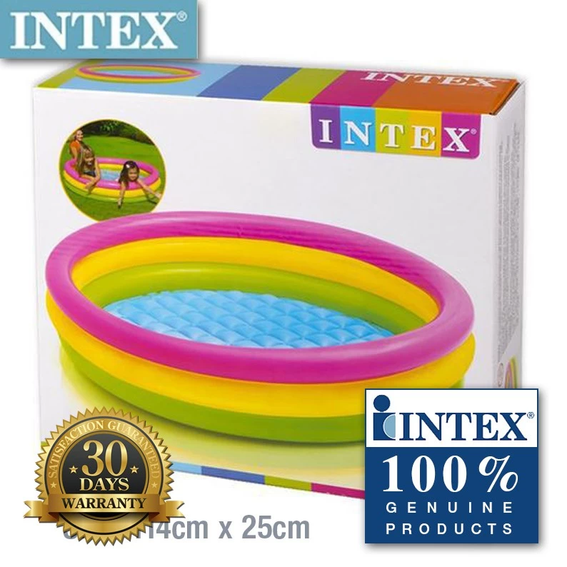 Intex 57412 3 Ring Sunset Glow Baby swming Pool - image 5