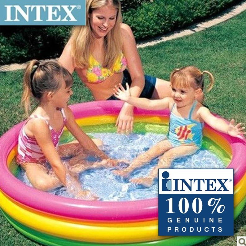 Intex 57412 3 Ring Sunset Glow Baby swming Pool - image 4