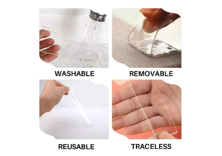 Ivy Grip Double Side Nano Adhesive Clear Tape Anti-Slip - image 3