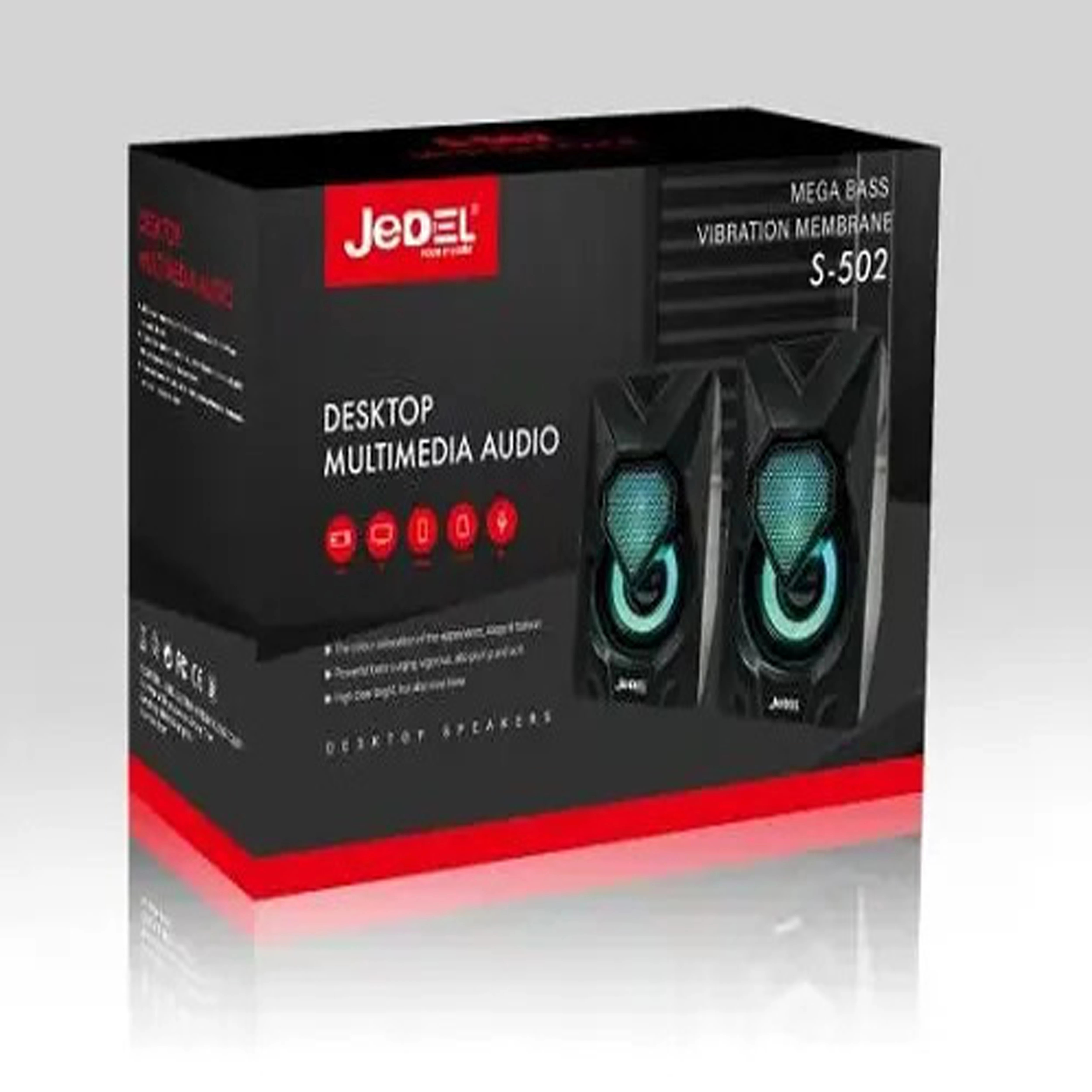 JEDEL S-502 RGB Multimedia Speaker - image 4