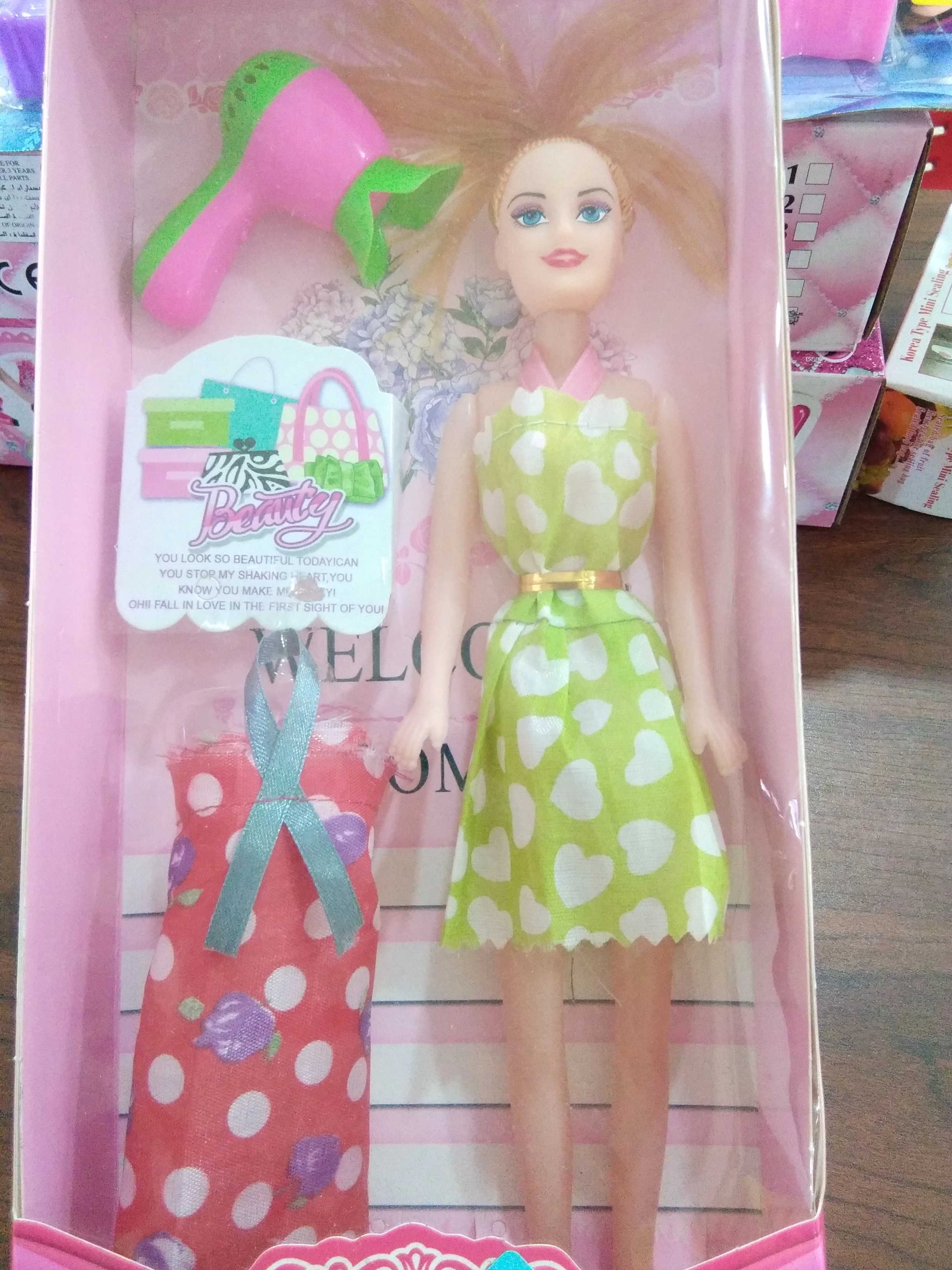Kidzone doll with dress hair drier - image 2