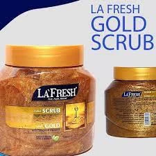 LA FRESH Gold Scrub 500ml Face & Body - image 2