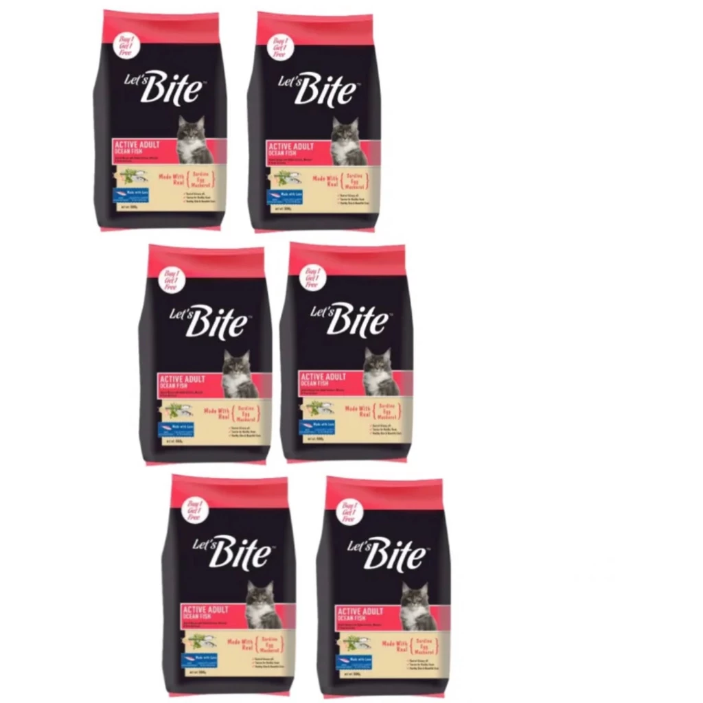 Let's Bite Active Adult Dry Cat Food 2.4Kg