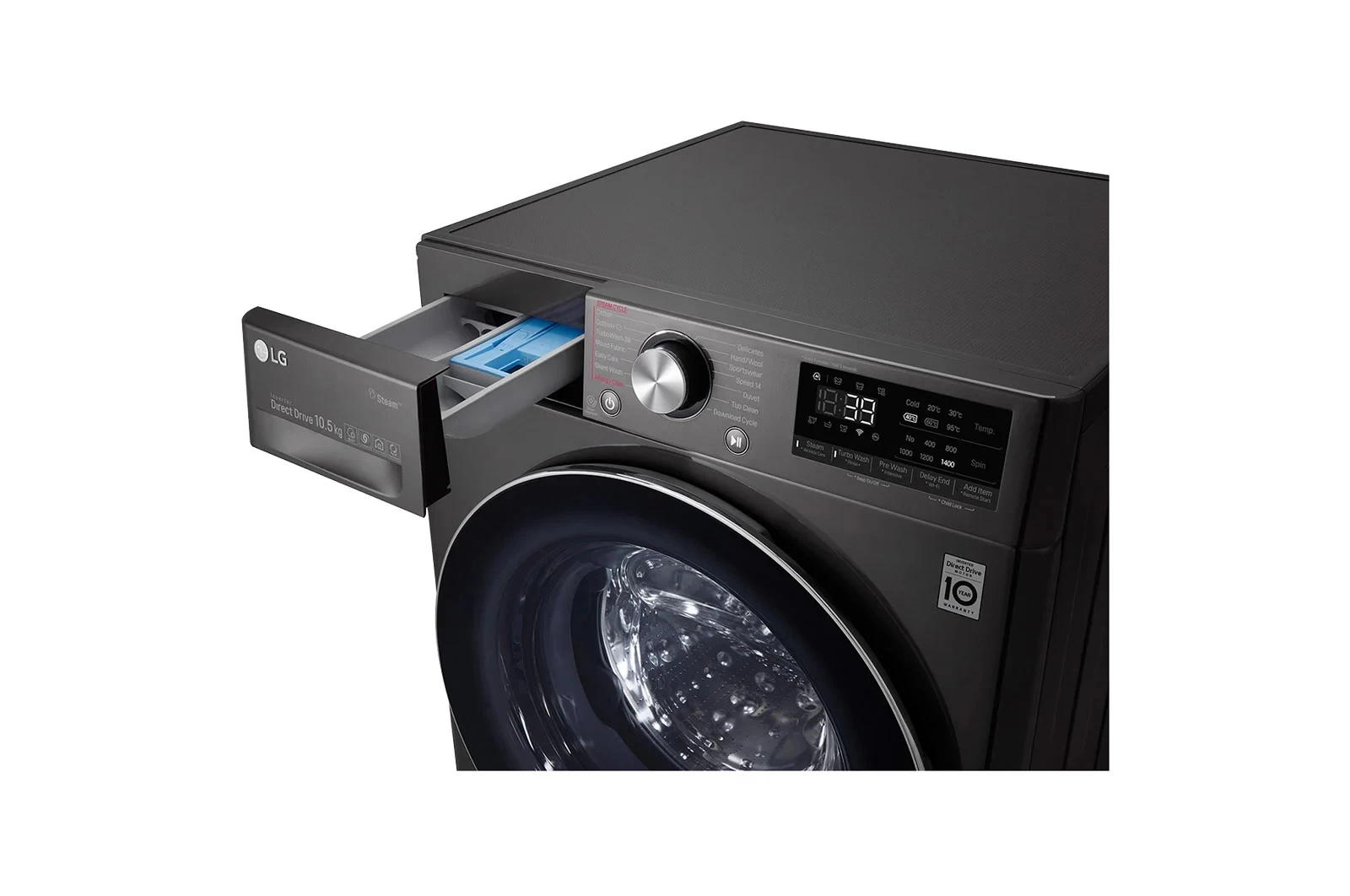 LG 10.5 kg  Front Load Washing Machine - FV1450S2K - image 2