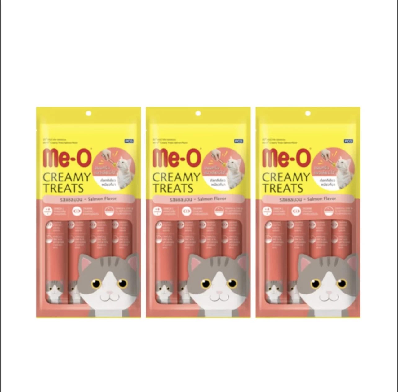 Me-O Creamy Treat Salmon For Cats 60gX3