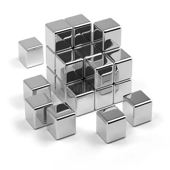 Generic N52 10x10x10mm 4PCS Magnets - image 2