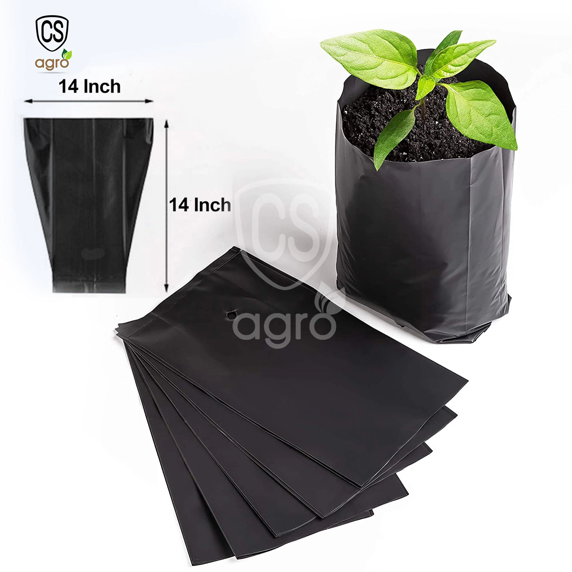 Generic Planting Grow Bags 14x16 - 1kg