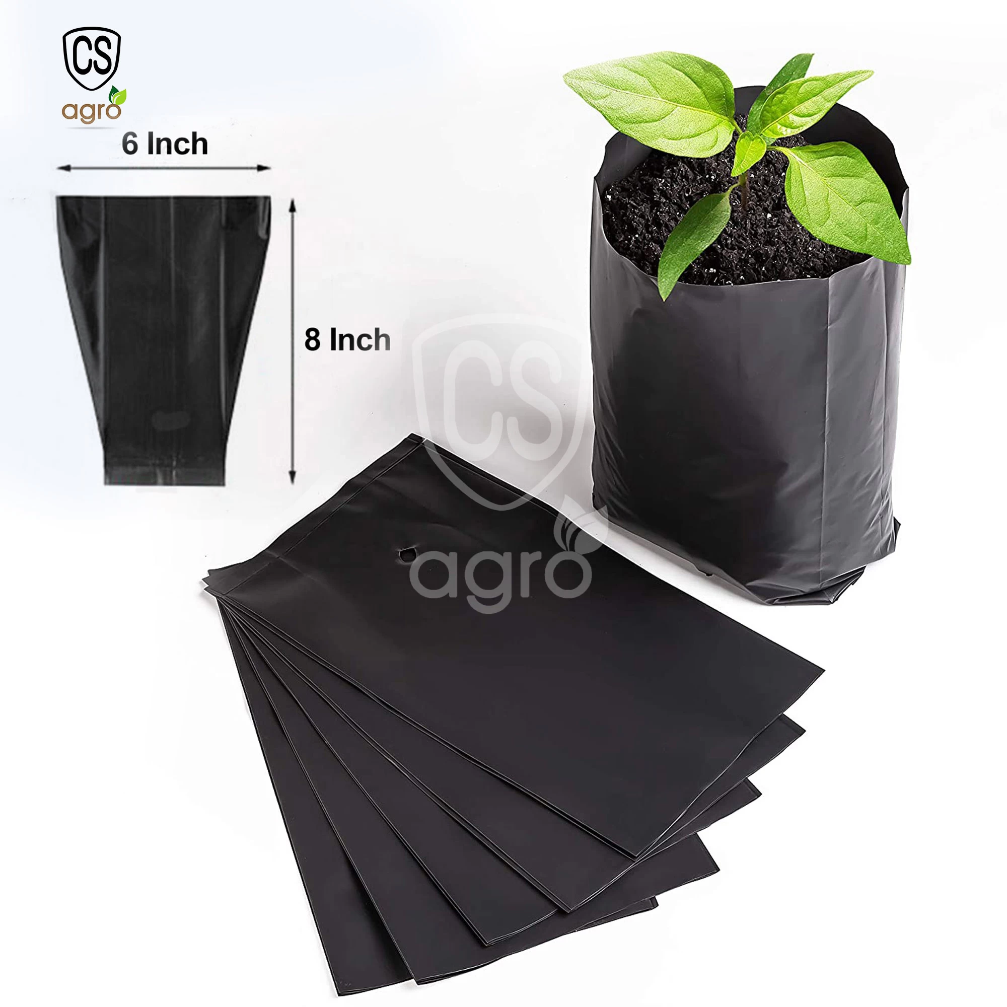 Generic Planting Grow Bags 6x8