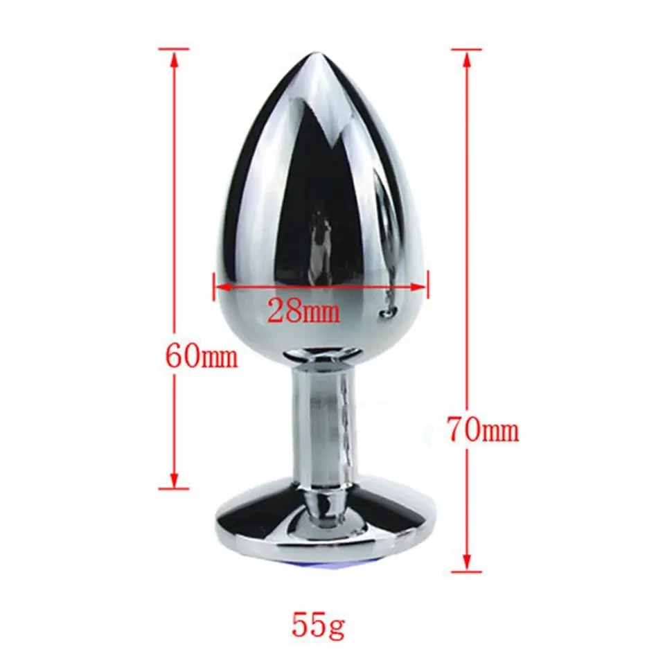 Generic Random Colour Anal Butt Plug with Bag - image 2