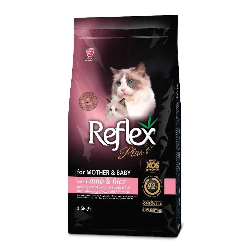 Reflex Cat Dry Food Mother & Baby (Lamb & Rice 1.5Kg)