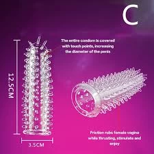 Generic Dotted Condom Ejaculation Delay Sleeve