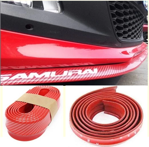 Samurai Bumper Lip Bumper Protector Carbon Red
