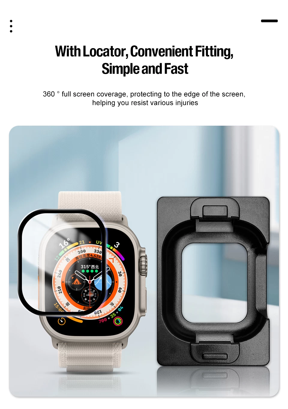 Generic Smart Watch Series 8 Ultra 3D 49mm Screen Protector - image 2