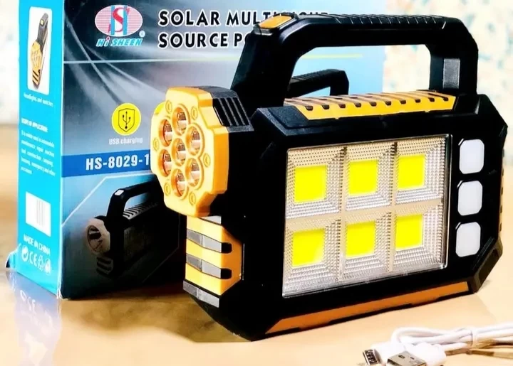 Solar power flash light