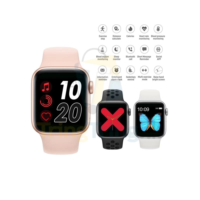 T55 Series 7 Dual Straps 45mm Smart Watch Android iOS - image 6