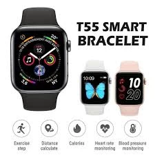 T55 Series 7 Dual Straps 45mm Smart Watch Android iOS - image 5