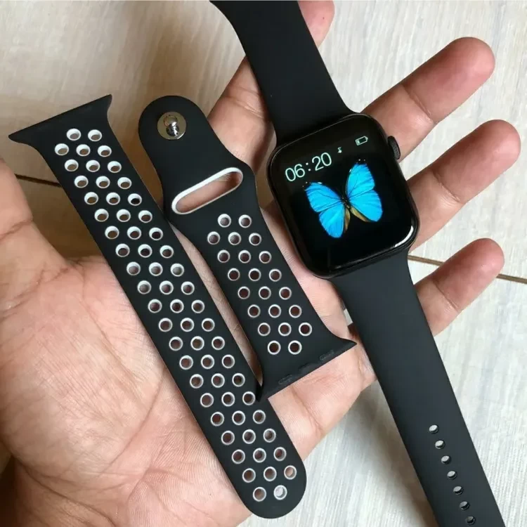 T55 Series 7 Dual Straps 45mm Smart Watch Android iOS - image 2