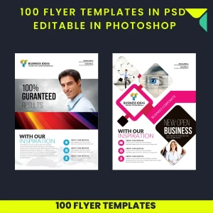 Generic Flyer Templates Editable PSD