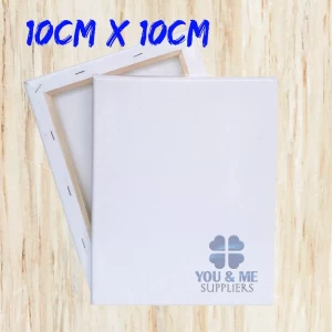 10cm X 10cm White Blank Artist Canvas Board
