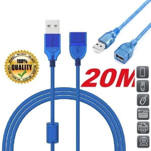 20M USB Extension Cable Male to Female Adapter