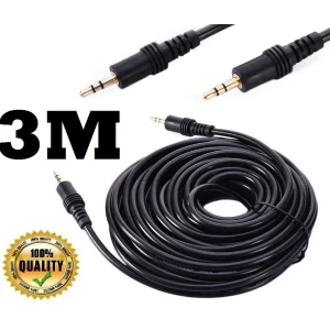 3M 3.5mm Jack Audio Cable 3.5 Male to Male  AUX Cable
