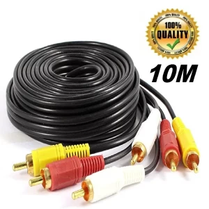 Audio Video Cable 10M Length DVD Player TV Universal