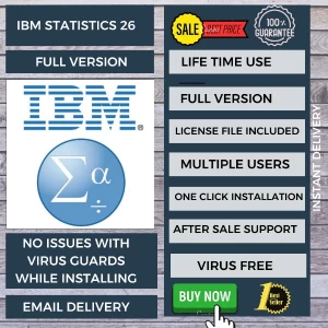 IBM SPSS Statistics Version 26 Activated