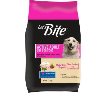 Let's Bite Active Adult Dog Dry Food 1.2Kg