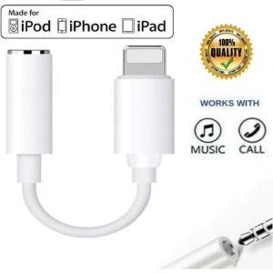 Lightning to 3.5mm Headphone Jack Adapter for iPhone