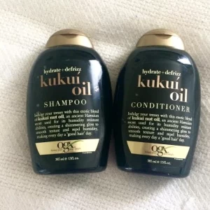 OGX Hydrate & Defrizz + Kukuí Shampoo & Conditioner