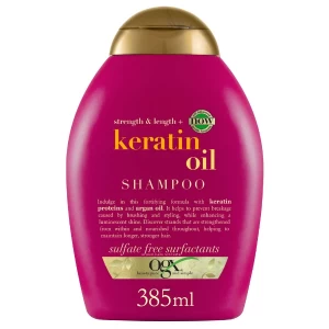 OGX Strength & Length Keratin Oil Shampoo 385ml