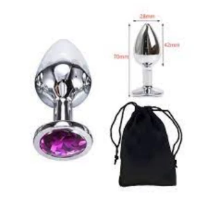 Generic Random Colour Anal Butt Plug with Bag