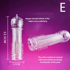 Generic Dotted Condom Ejaculation Delay Penis Sleeve