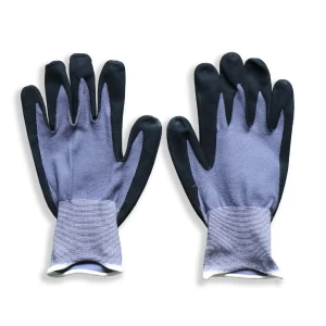 Rubber Coated Garden Hand Gloves Free Size