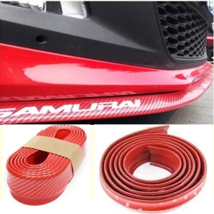 Samurai Bumper Lip Bumper Protector Carbon Red